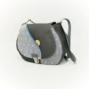 sac bandoulière gris bobinensac